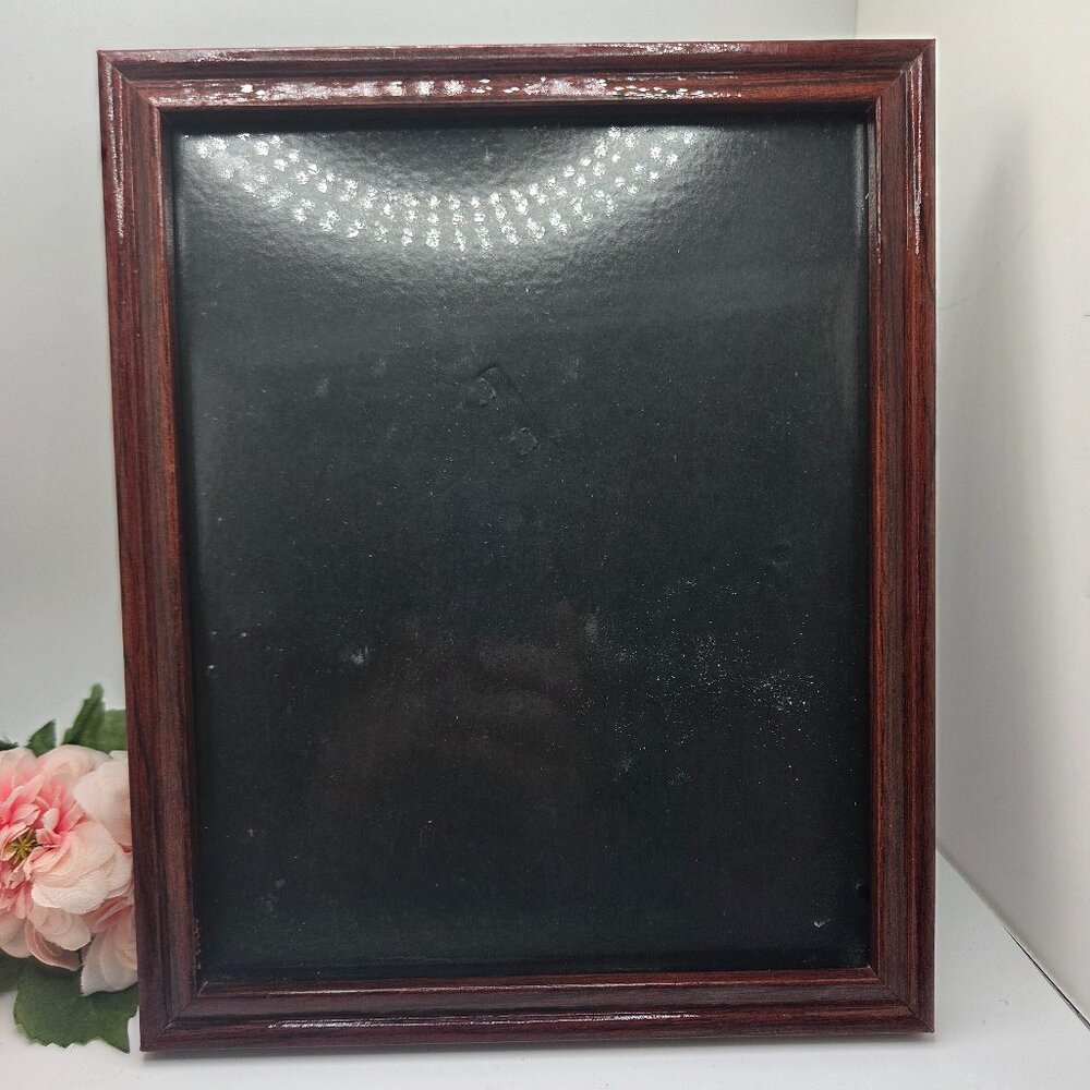 Vintage Picture Frame Wood Rectangular Picture Frame with Glass 8x10